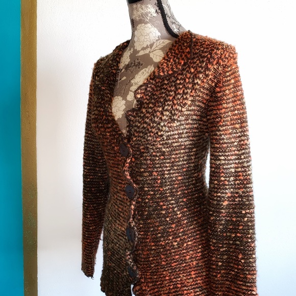 Vertigo Paris Open Knit Collard Sweater - Picture 4 of 7